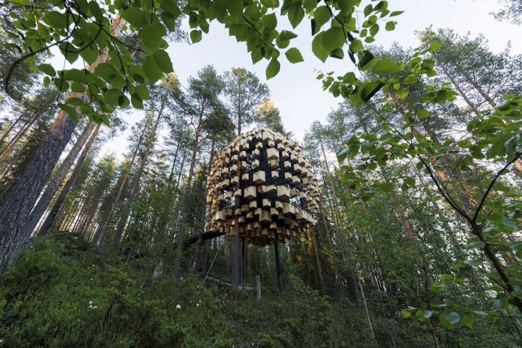La última creación de Treehotel que involucra a los mejores arquitectos de Escandinavia.