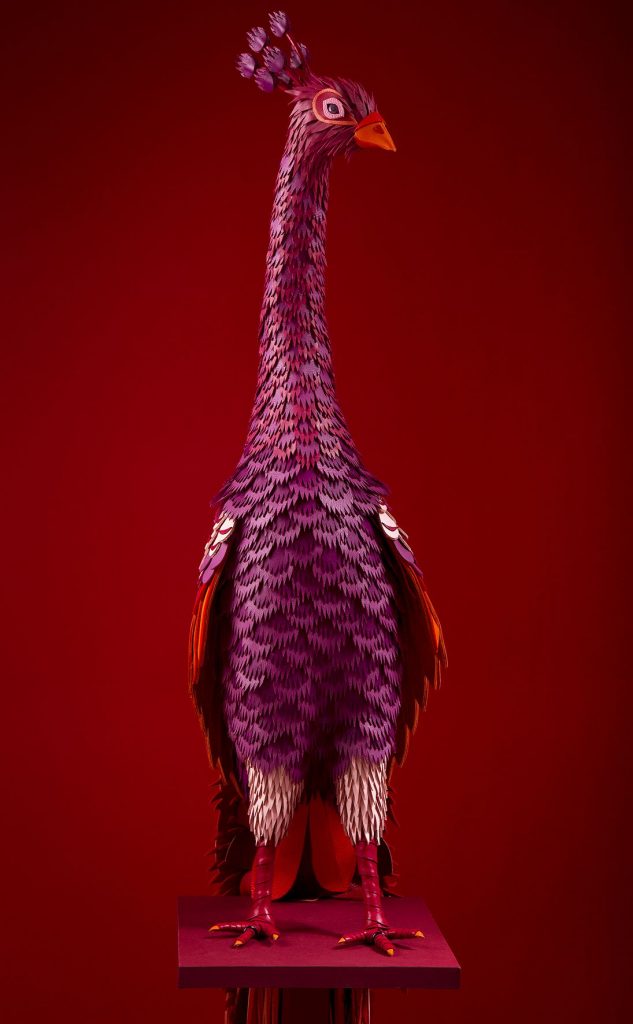 Un ave con el color y las formas increíbles de Zim & Zou. 