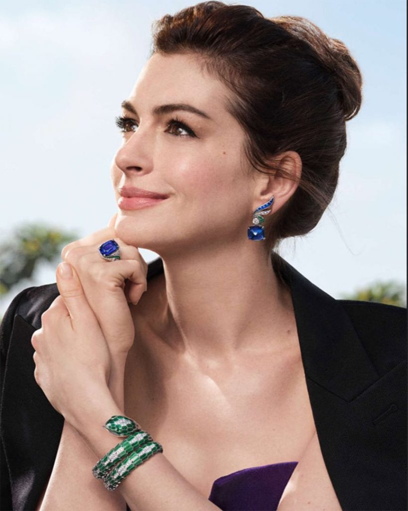 Anne Hathaway en la campaña de  “Bvlgari Eden The Garden of Wonders”. 