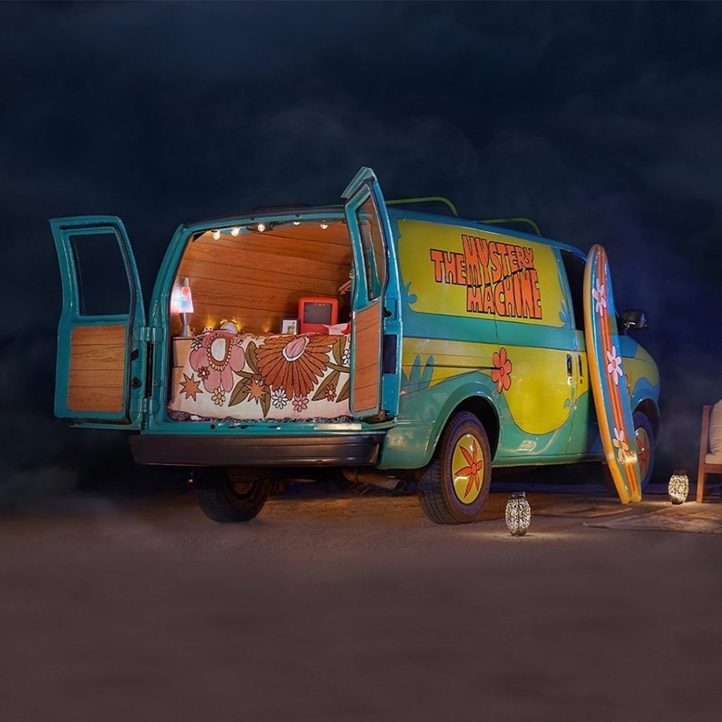 La experiencia de vivir en la combi de Scooby Doo incluye tres días de viaje por las rutas de California. 