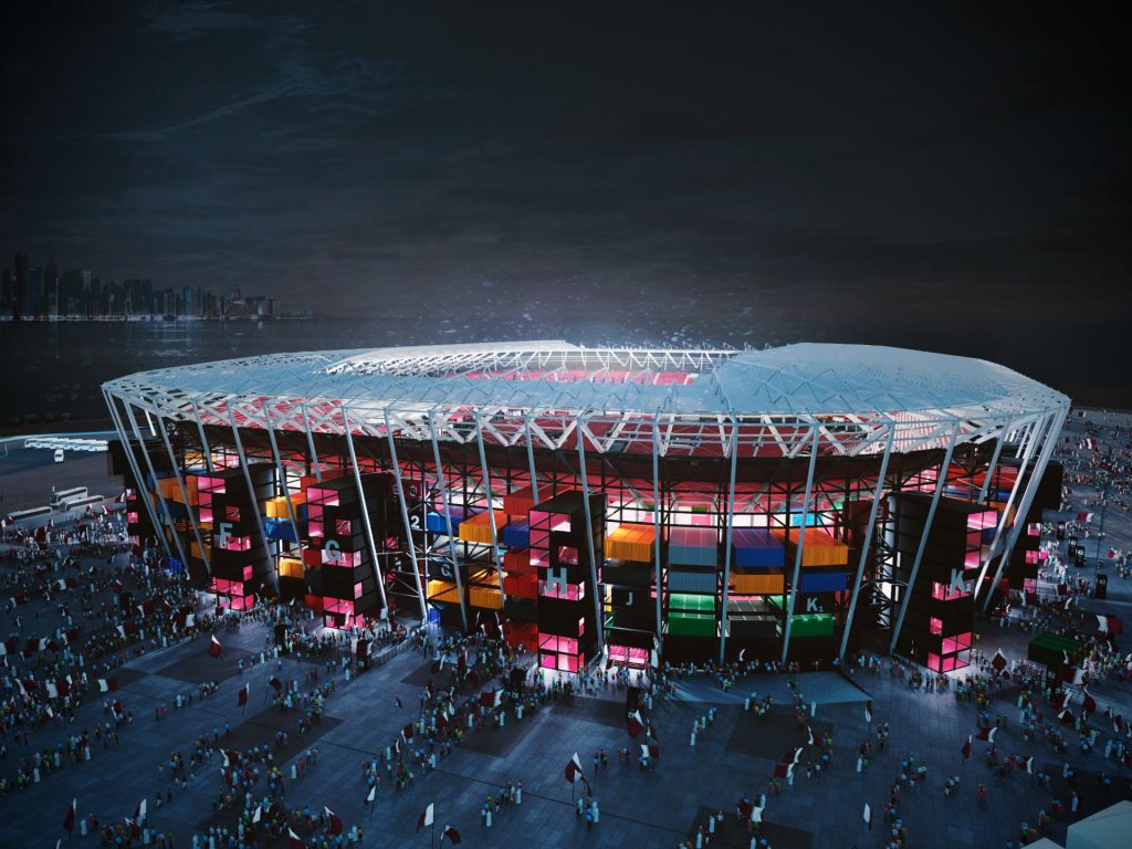 Inaugurado el 20 de noviembre de 2021, Stadium 974 tiene capacidad para 40.000 personas