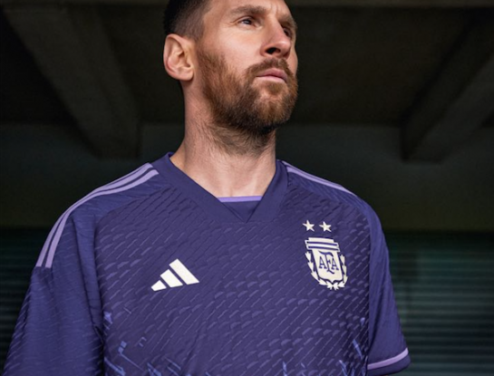 Así es la nueva camiseta alternativa de la selección argentina para el Mundial Qatar 2022