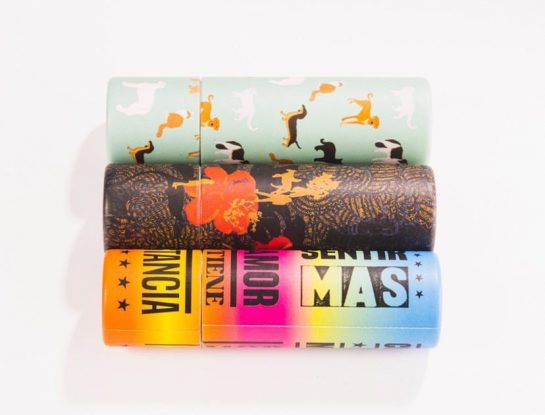 Un original diseño de packaging identifica a una firma de belleza “con causa”