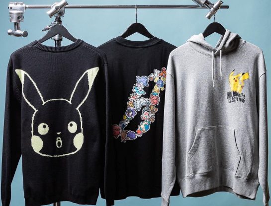 Pokémon vuelve a vestirse de moda de la mano de Billionaire Boys Club