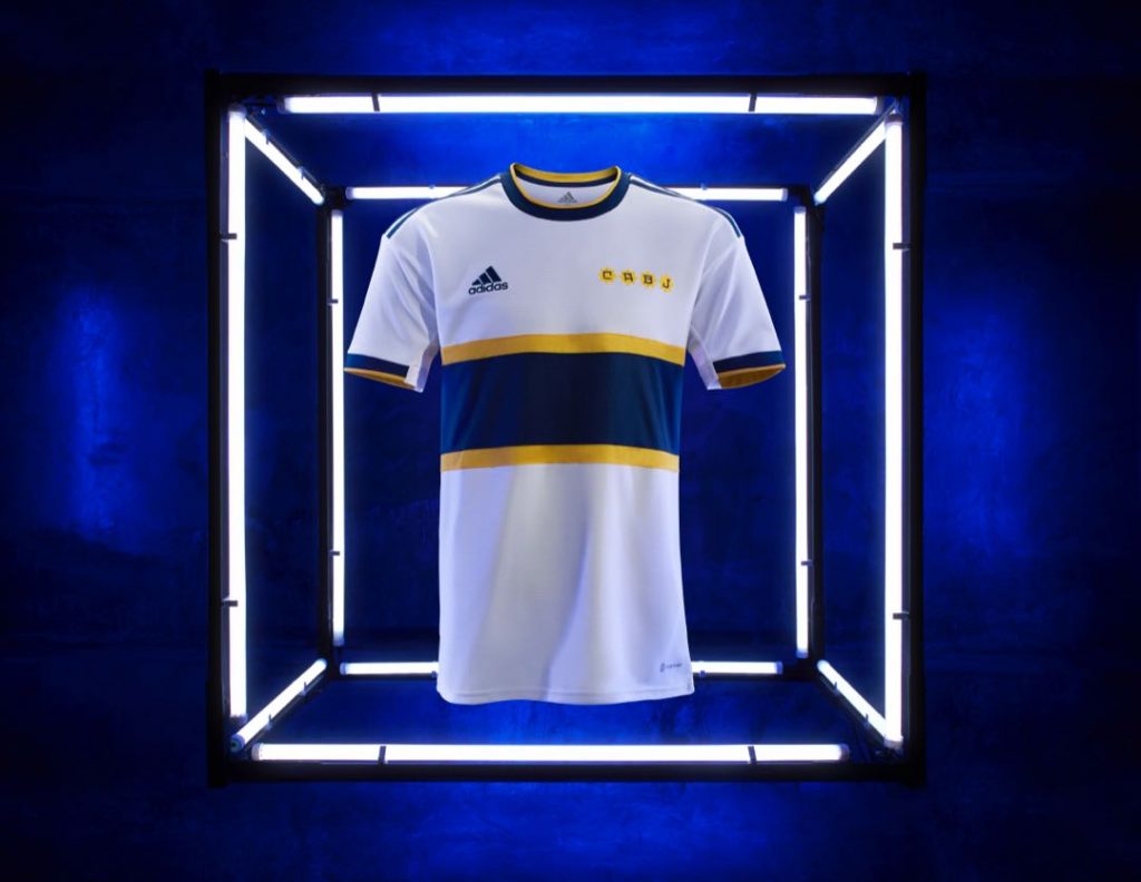 La nueva camiseta alternativa de Boca Juniors 2022/23 de adidas. 