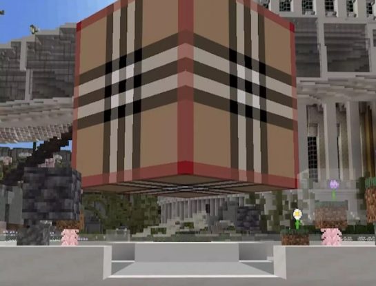 Burberry y Minecraft presentaron una colección de moda física y en el metaverso