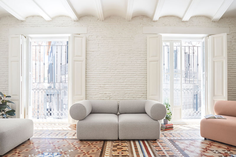 El sofá Offo, diseñado para hogares del siglo XXI. 