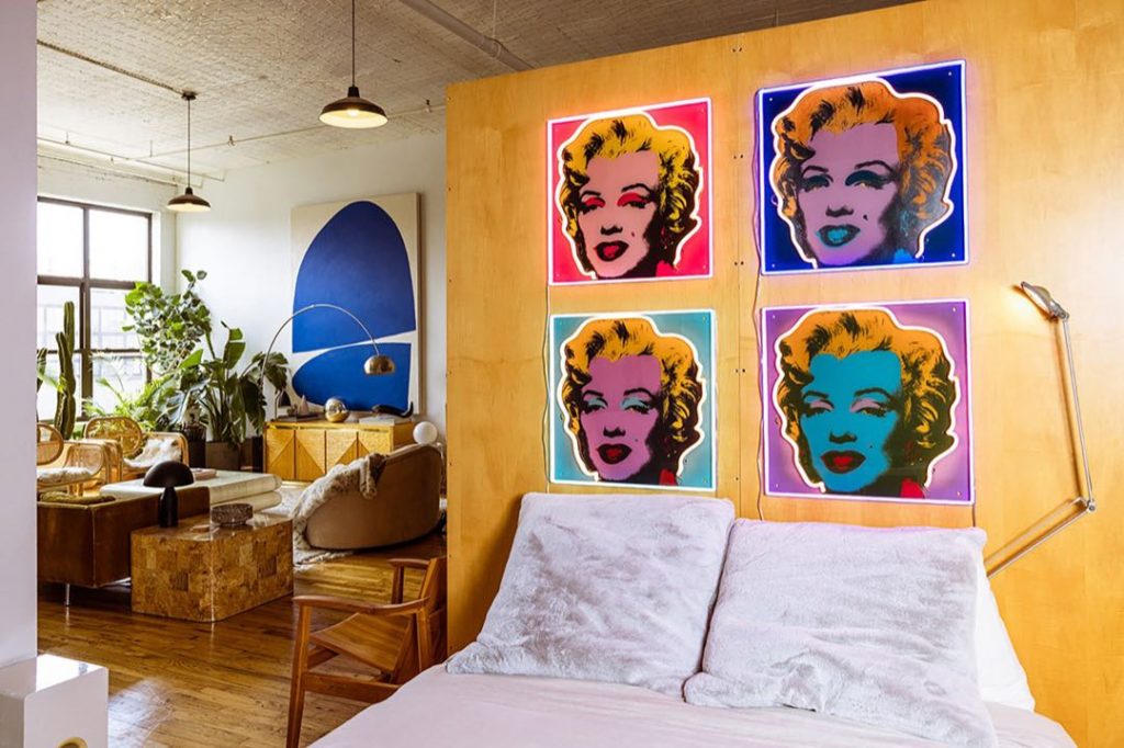 La decoración según Yellowpop y la Fundación Andy Warhol. 