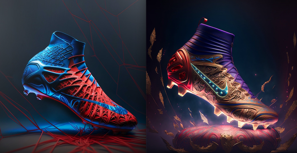 esta árabe Aleta Un diseñador crea zapatillas Nike inspiradas en superhéroes con IA –  PuroDiseño