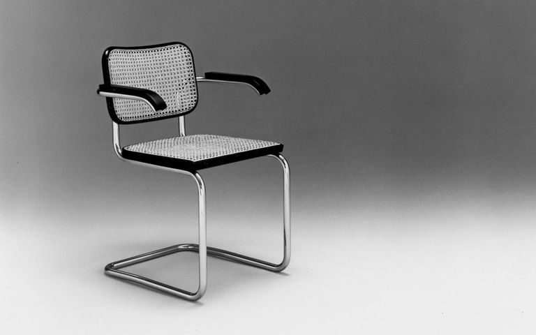 La silla Cesca original de Marcel Breuer. 