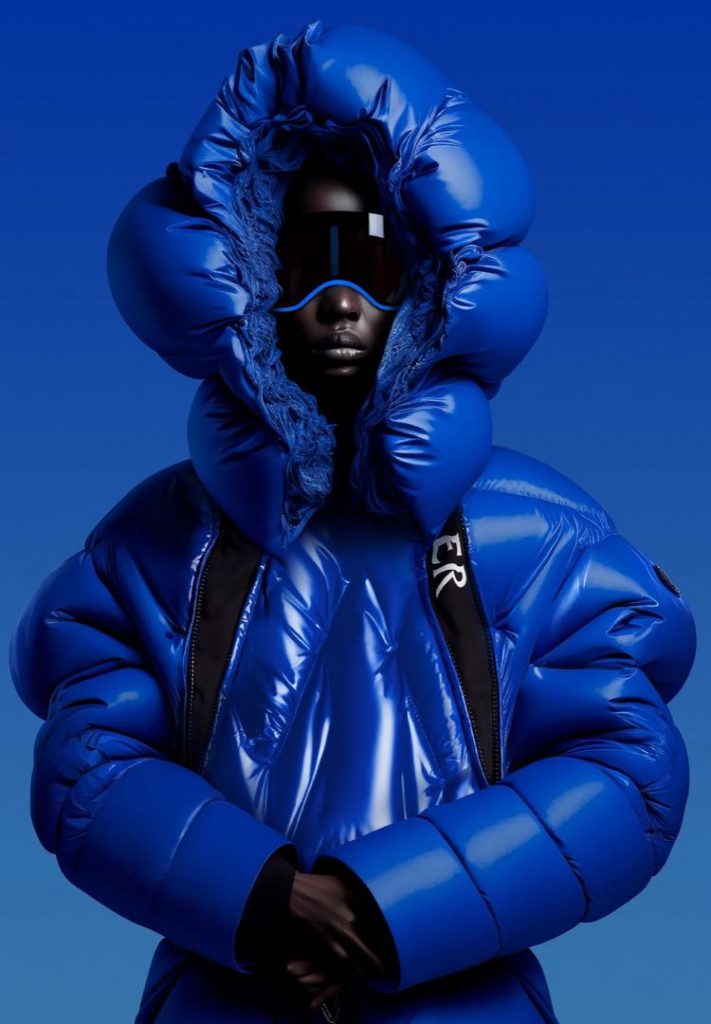 La ropa de esquí inspira la nueva colección de abrigos de Moncler 2023. 