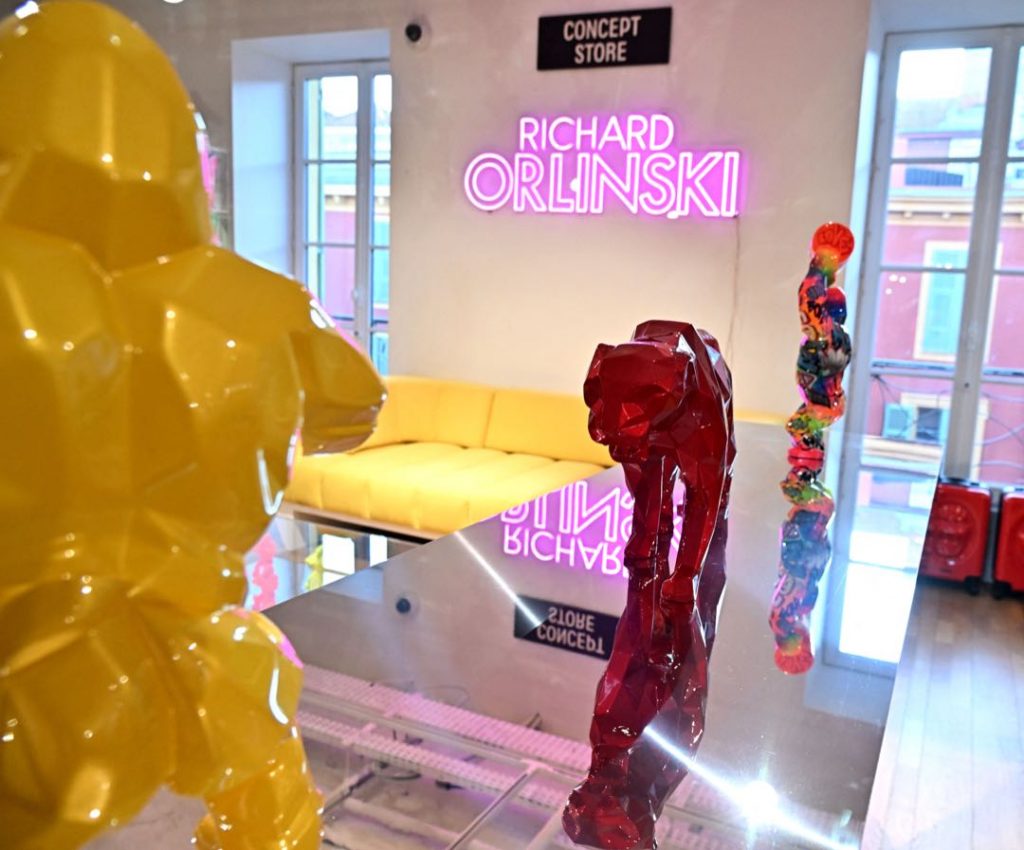 La tienda de objetos y arte pop de Orlinski en Niza, Francia. 