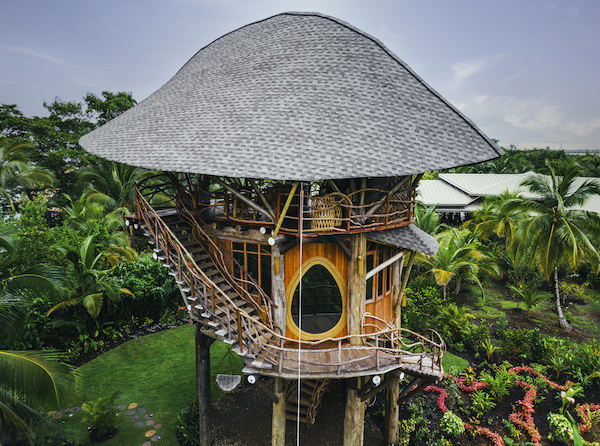 La casa en el árbol de Nayara Bocas del Toro, en Panamá. 