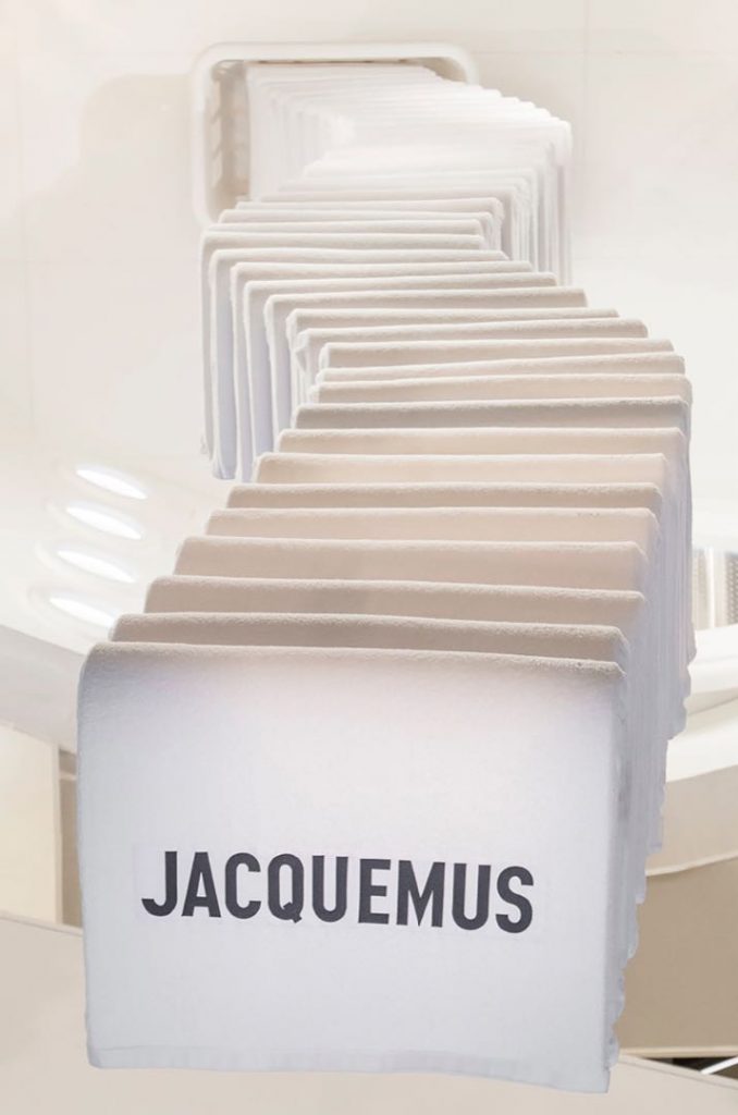 Jacquemus intervino las Galeries Lafayette. 