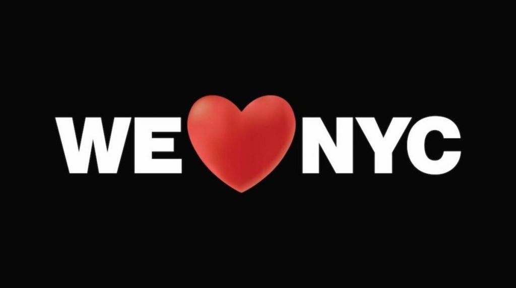 We Love NYC: el logo de Nueva York modelo post pandemia. 