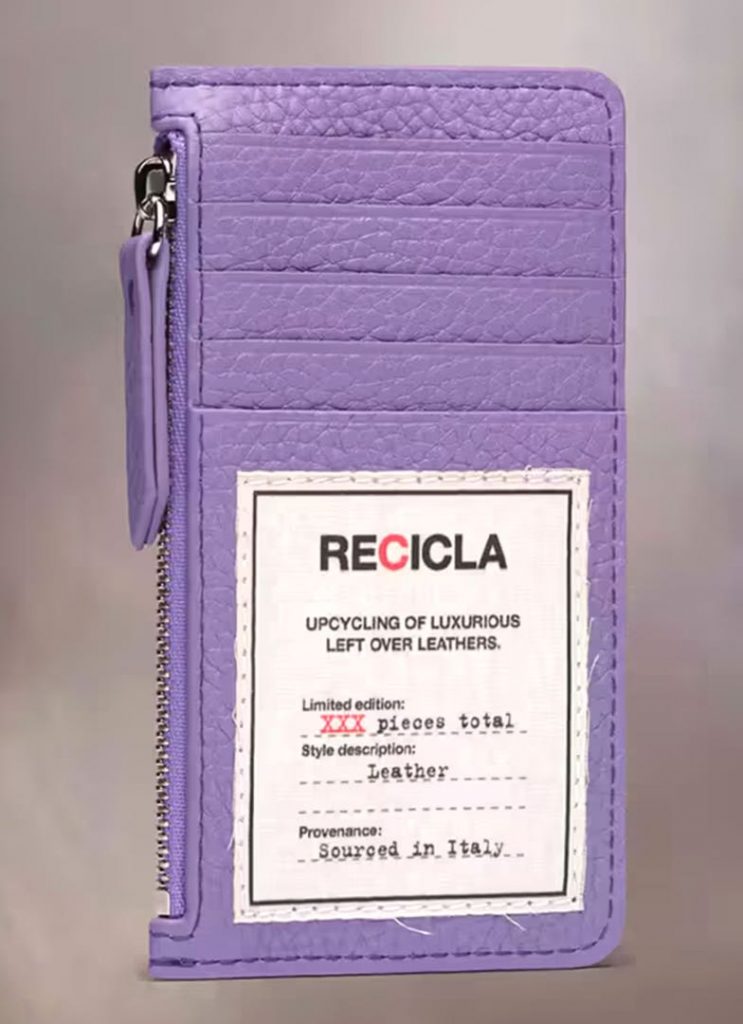 MIni billetera "Recicla" de Margiela.
