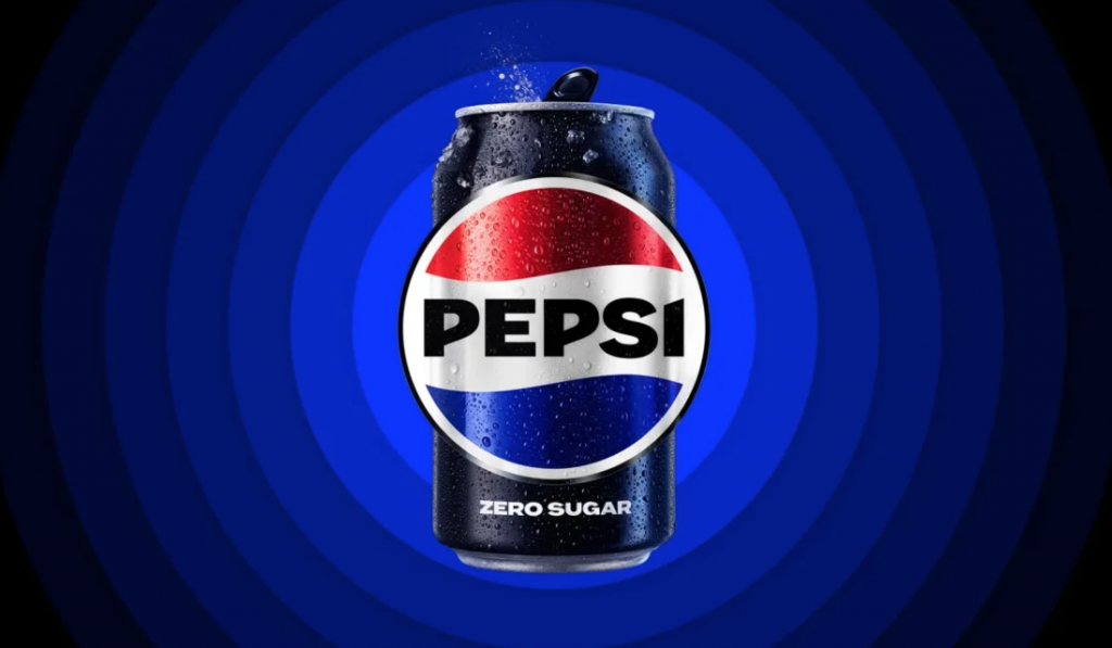 El icónico círculo rojo, blanco y azul, con el nombre de la marca integrado en él. Así es el nuevo logotipo de Pepsi.