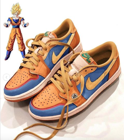 Las zapatillas de Dragon Ball fueron lanzadas durante el reciente Goku National Day. 