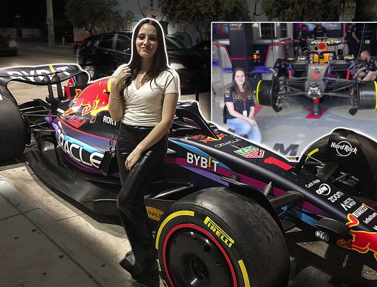 Entrevista con Martina Andriano, la argentina que diseñó un auto de Fórmula 1: “Elegí Red Bull por su mentalidad ganadora”