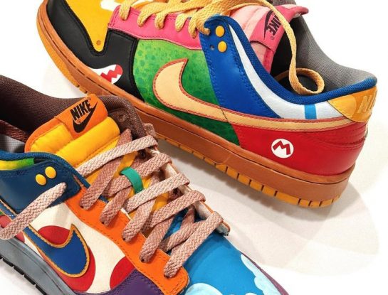 Un artista diseñó zapatillas de Super Mario y Dragon Ball (y fueron virales)