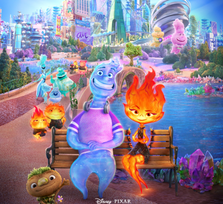 La película "Elementos" de Disney y Pixar se inspiró en la arquitectura, la naturaleza ¡y la física!