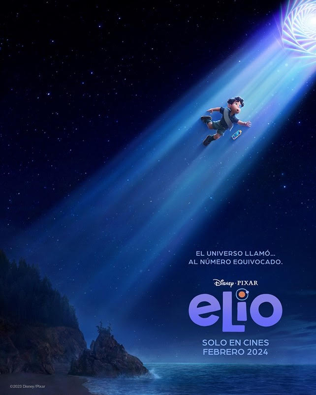 El póster de "Elio", la película de Pixar y Disney que se estrena en febrero de 2024. 