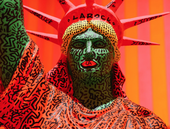 La obra de Keith Haring se exhibe por primera vez en Los Angeles