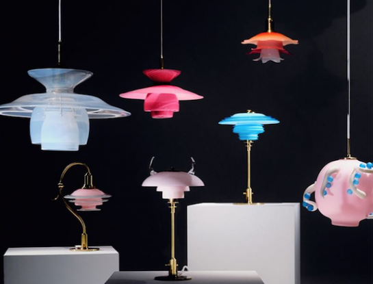 Las lámparas de Louis Poulsen se “iluminan” con el arte de Home in Heven