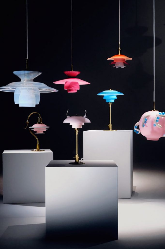 Una colaboración de lujo entre la firma de diseño Louis Poulsen y los artistas del vidrio Home in Heven. 