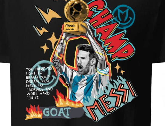¿Por qué Messi también es un crack usando remeras de diseño viral?