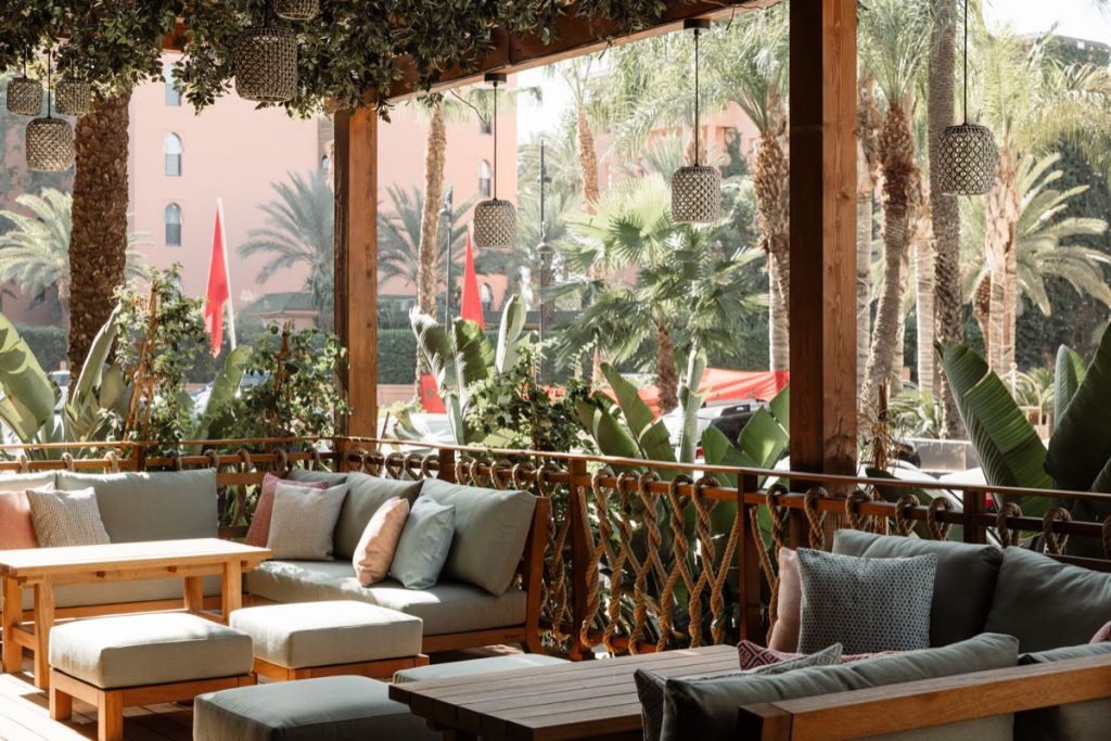 El Hotel Nobu Marrakech, la cadena hotelera del actor norteamericano Robert De Niro. 