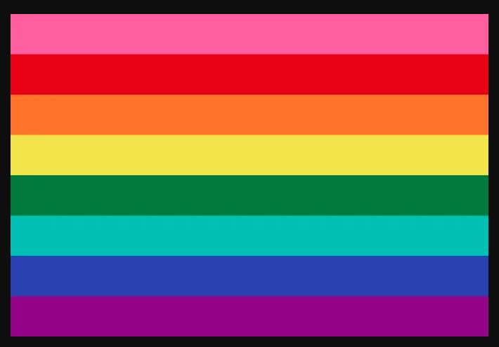 La bandera arcoíris fue diseñada por el artista norteamericano Gilbert Baker.