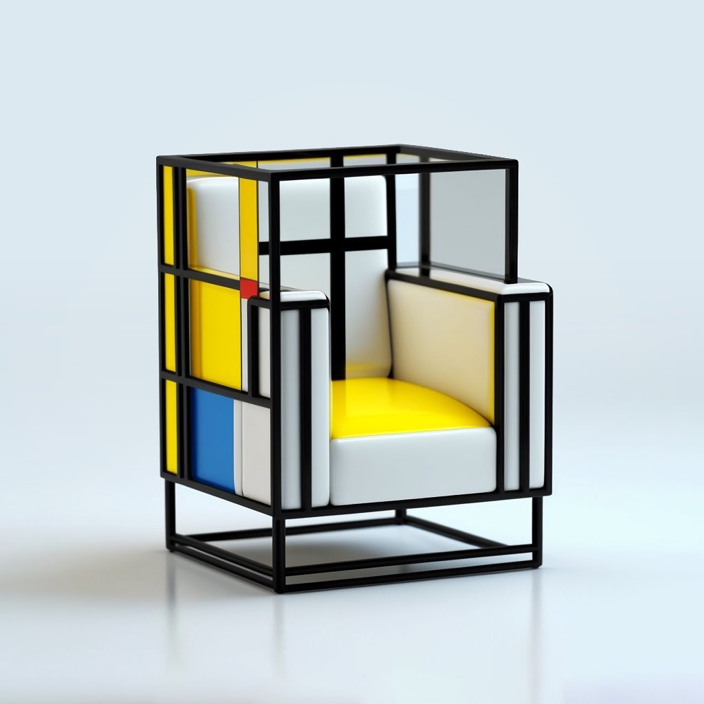 Piet Mondrian x Bonny Carrera. Foto: Instagram. 