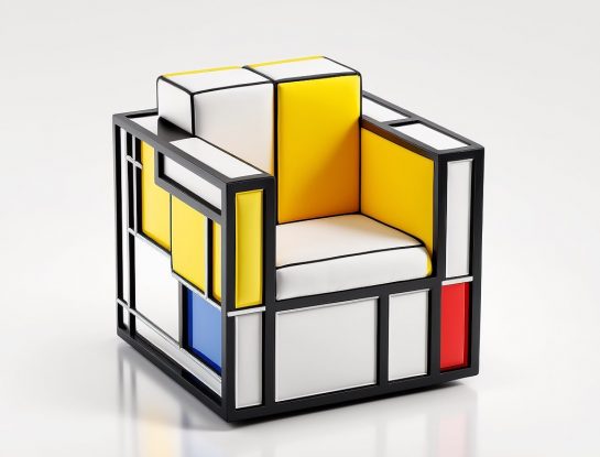 El arte digital celebra el estilo y las claves de la pintura de Piet Mondrian