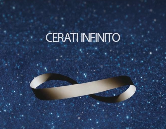 Una adaptación del símbolo de infinto en una obra de Gustavo Cerati. 