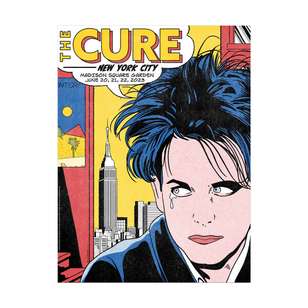 The Cure estilo comic. 