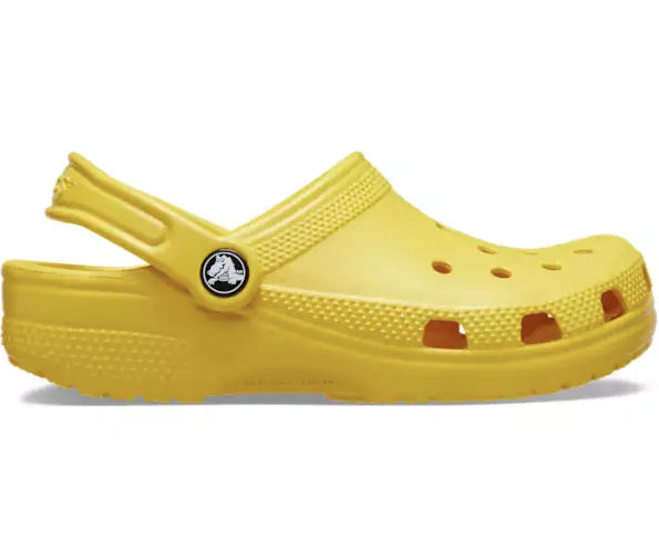 La silueta clásica de Crocs que inspiró la Crocs Big Yellow Boots.