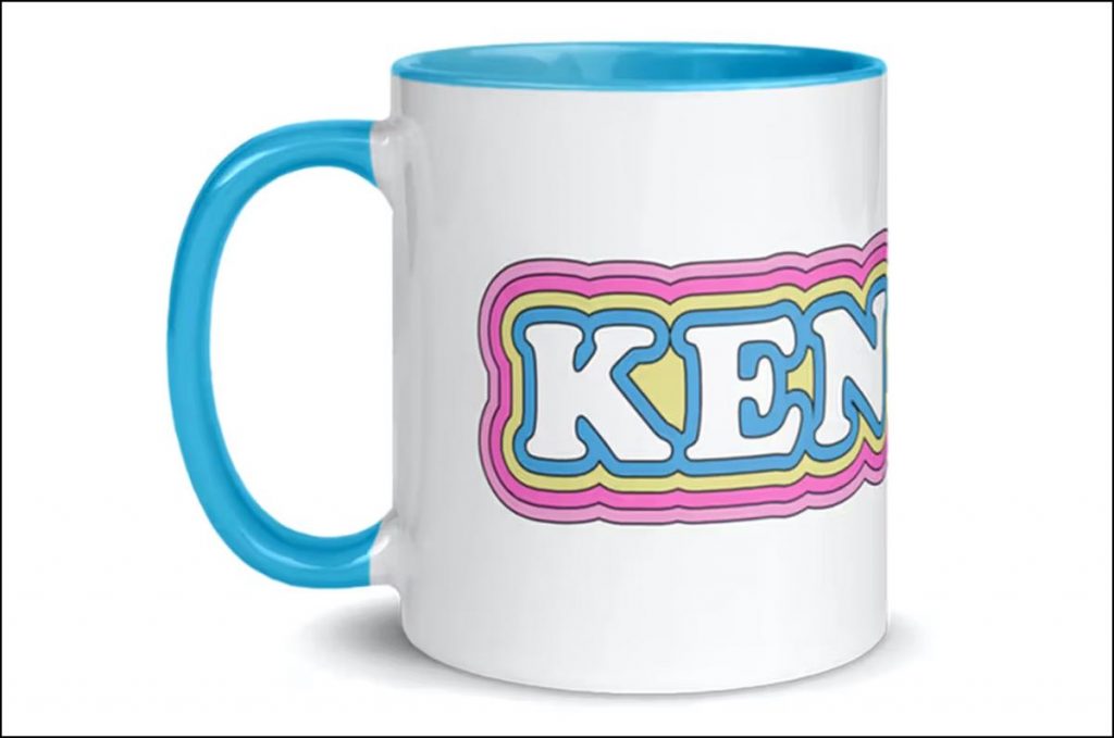 Mattel hizo una taza dedicada a Ken. 