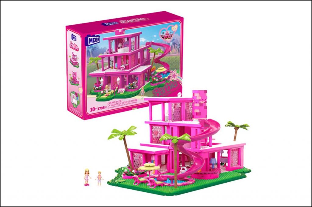 La nueva casa de Barbie, como en la película boom del año 2023. 