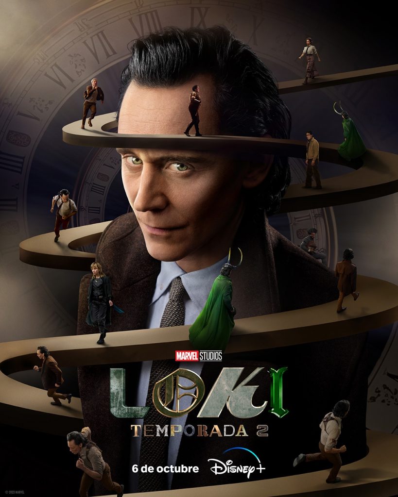 El nuevo póster de "Loki" Segunda Temporada que acaba de presentar Disney +. 