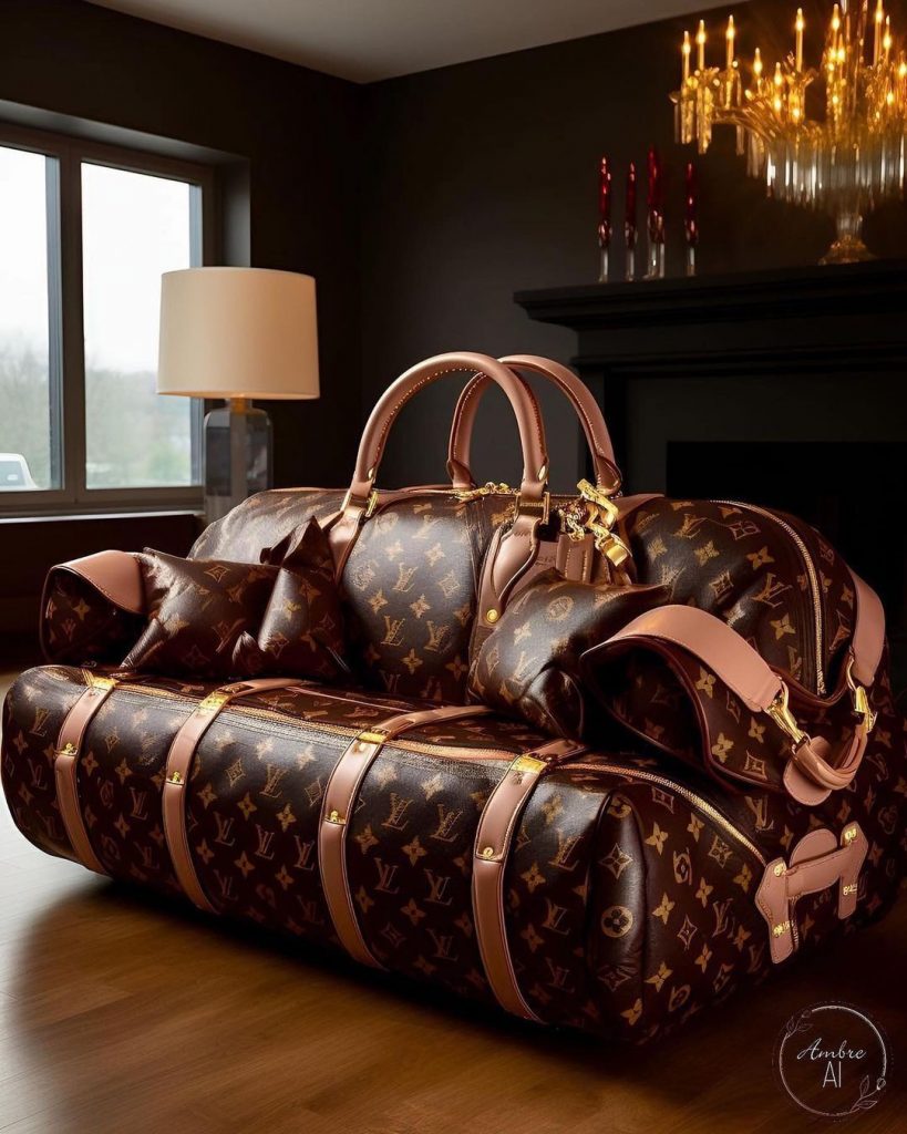 El clásico baúl Louis Vuitton inspiró a la diseñadora francesa Ambre Donadio. 