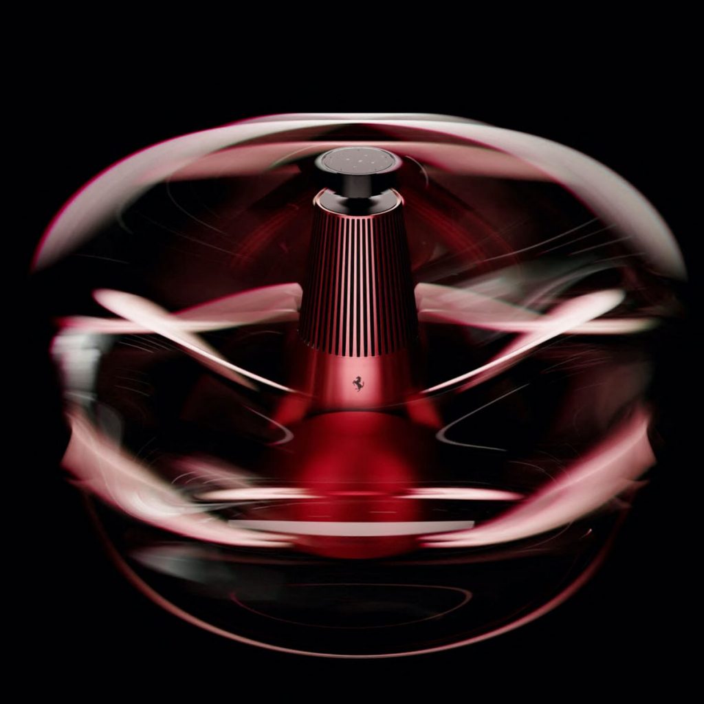 “Redefine la velocidad del sonido”, una de las frases de cabecera de la alianza de Bang & Olufsen con Ferrari. 