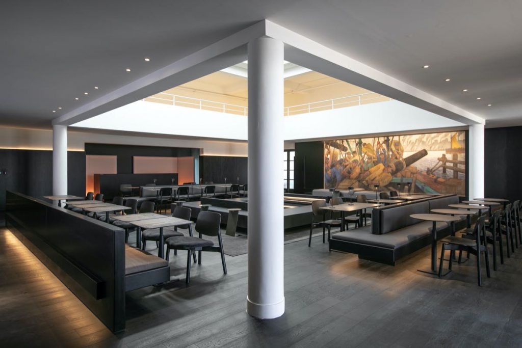 La Cafetería de Casa FOA 2023, de los arquitectos Fernando Russi y Nicolás Mogetta. 