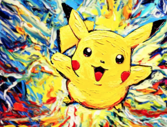 Pokémon y Van Gogh unidos en una sorprendente colaboración