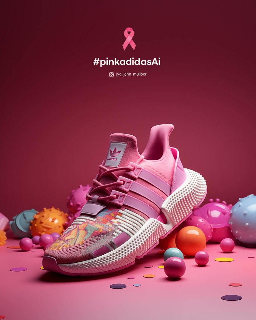 La campaña #pinkadidasAi x adidas Originals. 