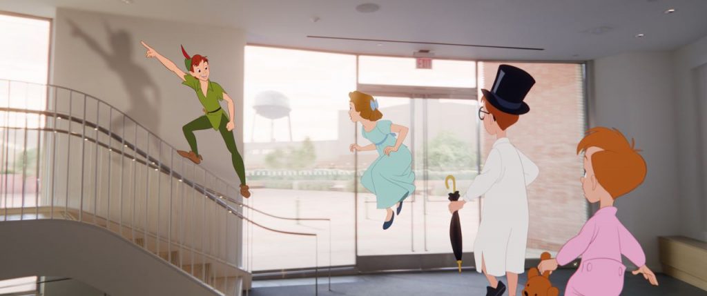 Peter Pan presente en la celebración de los 100 años de Walt Disney Animation Studios. 