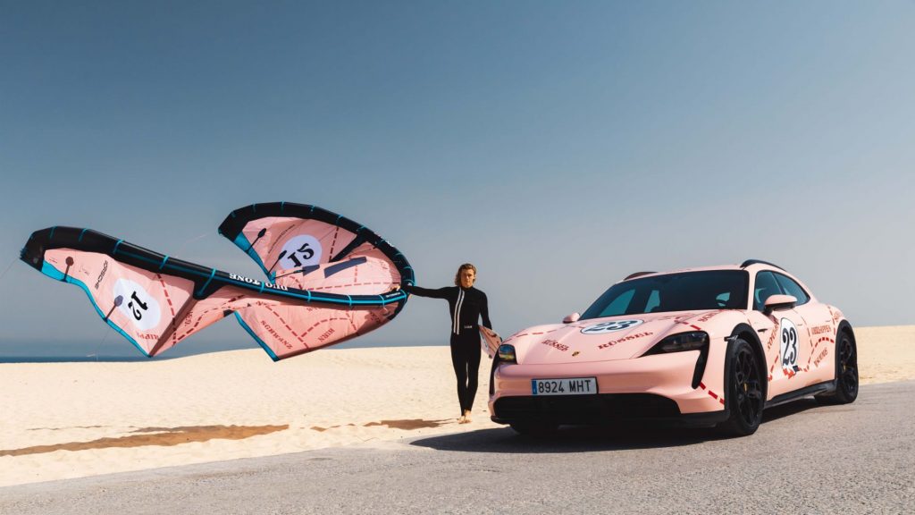 La colección de Porsche con Duotone apoya a “Young Blood”, un programa para jóvenes dedicados al kitesurf.