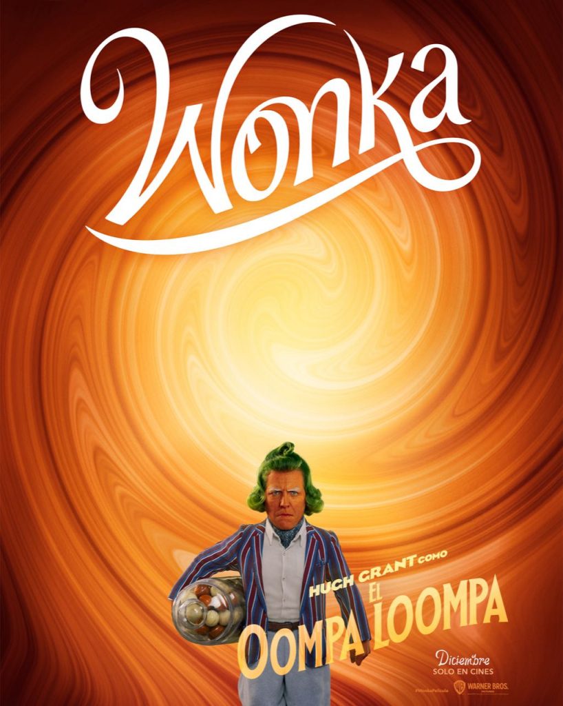 Poster oficial de personajes de "Wonka". 
