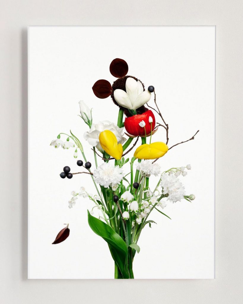 El ramo de flores de Mickey Mouse por Yuni Yoshida. 
