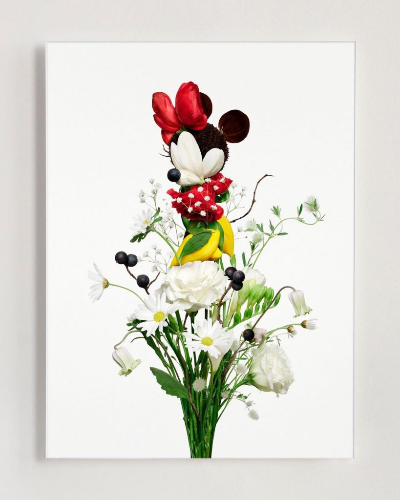 El ramo de flores de Minnie por Yuni Yoshida. 